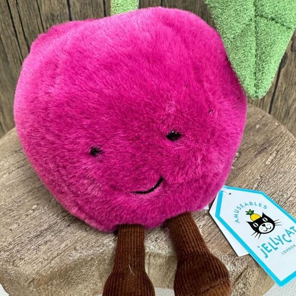 Jellycat Cherry Cherries Amuseables FAST SHIP NEW Fruit Plush Summer Colletible - Picture 4 of 9